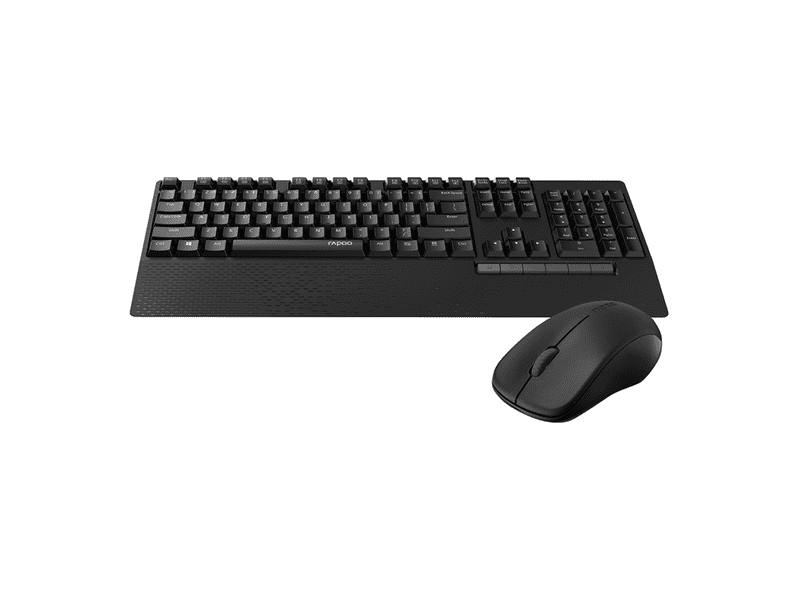 RAPOO X1960 Wireless Mouse and Keyboard Combo with Palm Res