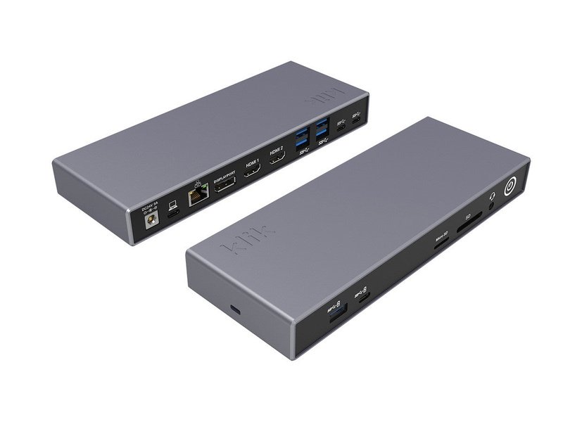 Comsol Klik USB-C Triple 4K Docking Station with LAN & 120W Power Supply