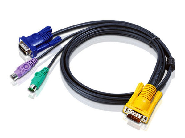 Aten KVM Cable 3m with VGA & PS/2 to 3in1 SPHD to suit CS7xE, CS13xx, CS17xxA, CS17xxi, CL5xxx, CL10xx, KL91xx, KN91xx