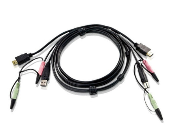Aten KVM Cable 1.8m with HDMI, USB & Audio to HDMI, USB & Audio