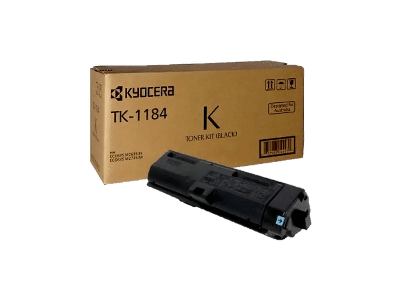 Kyocera Toner Kit TK-1184 Black For EcoSys M2735DW/M2635DN