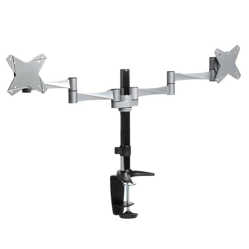 Brateck LDT02-C024 Elegant Aluminum Dual LCD Monitor Arm Desk Clamp