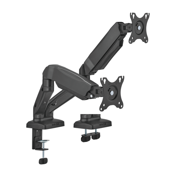 Bracteck LDT13-C024E Dual Economy Spring-Assisted 17"-32" Monitor Mount