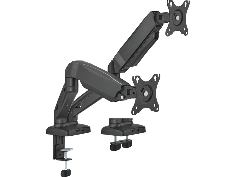 Bracteck LDT13-C024E Dual Economy Spring-Assisted 17"-32" Monitor Mount