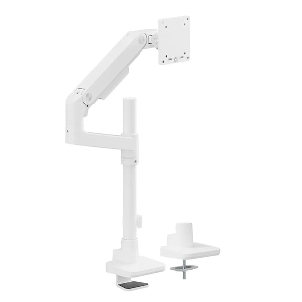 Brateck LDT81-C012P-W Noteworthy Heavy-Duty Gas Spring Single Monitor Arm Mount