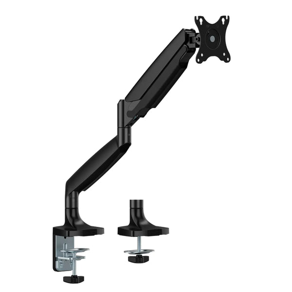 Brateck LDT82-C012-BK Single Screen Heavy-Duty Gas Spring Monitor Arm Mount Black