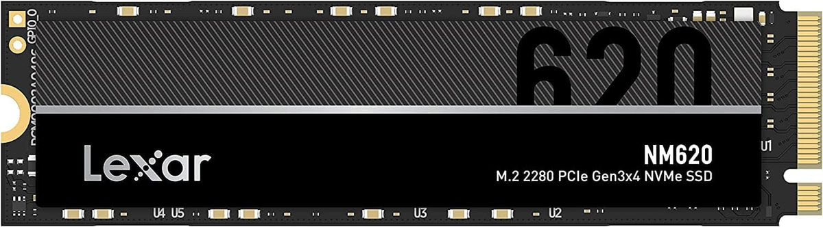 Lexar LNM620 256GB M.2 2280 PCIe Gen3 NVMe SSD read up to 3500MB/s, write up to 1300MB/s