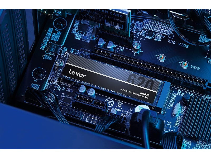 Lexar LNM620 256GB M.2 2280 PCIe Gen3 NVMe SSD read up to 3500MB/s, write up to 1300MB/s