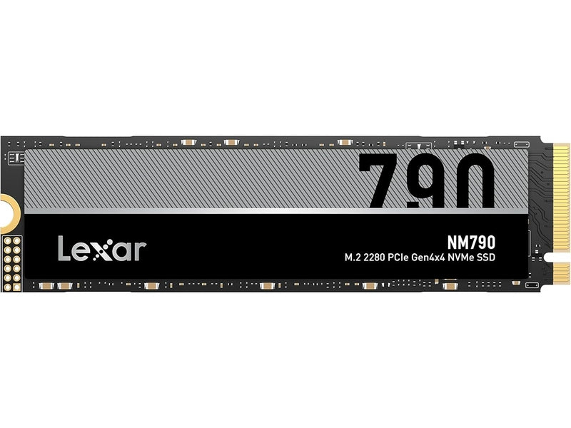 Lexar LNM790 1TB M.2 2280 PCIe Gen4 NVMe SSD up to 7400MB/s read, 6500MB/s write