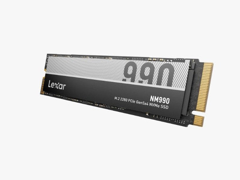 Lexar LNM990 1TB M.2 2280 PCIe Gen5 NVMe SSD up to 14000MB/s read, 7500MB/s write