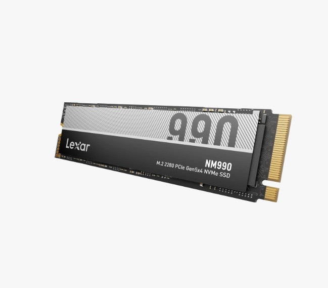 Lexar LNM990 2TB M.2 2280 PCIe Gen5 NVMe SSD up to 14000MB/s read, 10000MB/s write