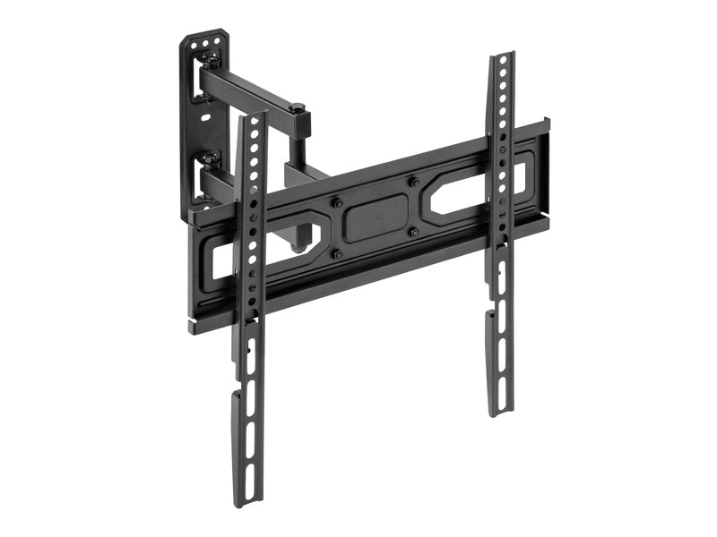 Brateck LPA78-443 Super Economy Full-Motion TV Wall Mount, Fit Screen Size: 32"-55" Up to 35 KG, Fine Texture Black,358x440x420mm new
