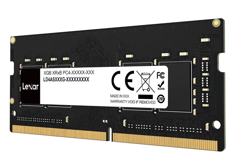 Lexar 32GB DDR4-3200 SODIMM CL22 Laptop Memory (LD4AS032G-B3200GSST)