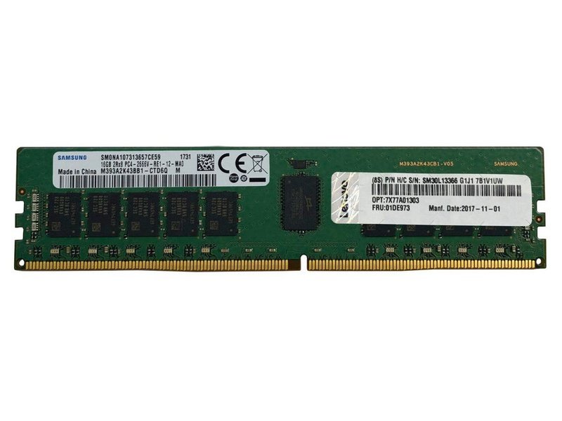 Lenovo ThinkSystem TruDDR5 32GB 4800MHz 2RX8 Registered ECC Memory