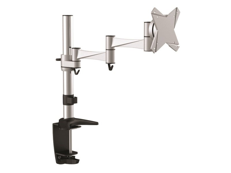 Astrotek Monitor Stand Desk Mount 43cm Arm for Single LCD Display 21.5" 22" 23.6" 24" 27" 8kg 15° tilt 180° swivel 360° rotate VESA 75x75 100x100