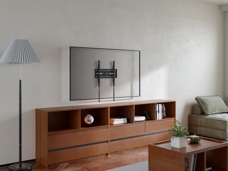 Brateck KL38-44F Large-Screen Compact Fixed TV Wall Mount Fit Screen Size: 32"-75" Up to 75kg, Fit Curved TV, 24x438x425mm