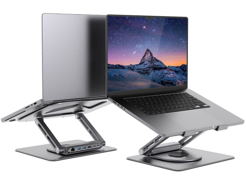 mBeat Stage S12 Rotating Laptop Stand with USB-C Docking Station