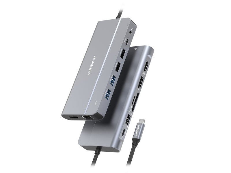 mbeat Elite X14 Triple 4K Display Multi-Port USB-C Hub MB-UCD-X14