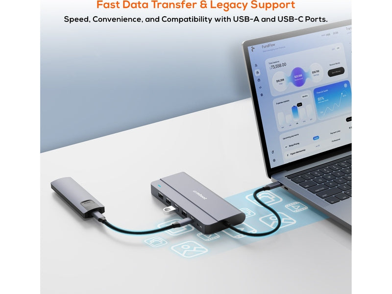 mbeat Elite X14 Triple 4K Display Multi-Port USB-C Hub MB-UCD-X14