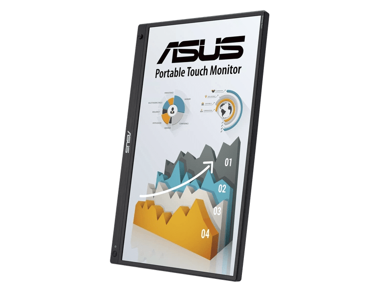 ASUS 16" 16:9 IPS FHD LED Portable 5MS 60Hz 7800mAh USB-C PD15W m-HDMI Touch 3YR