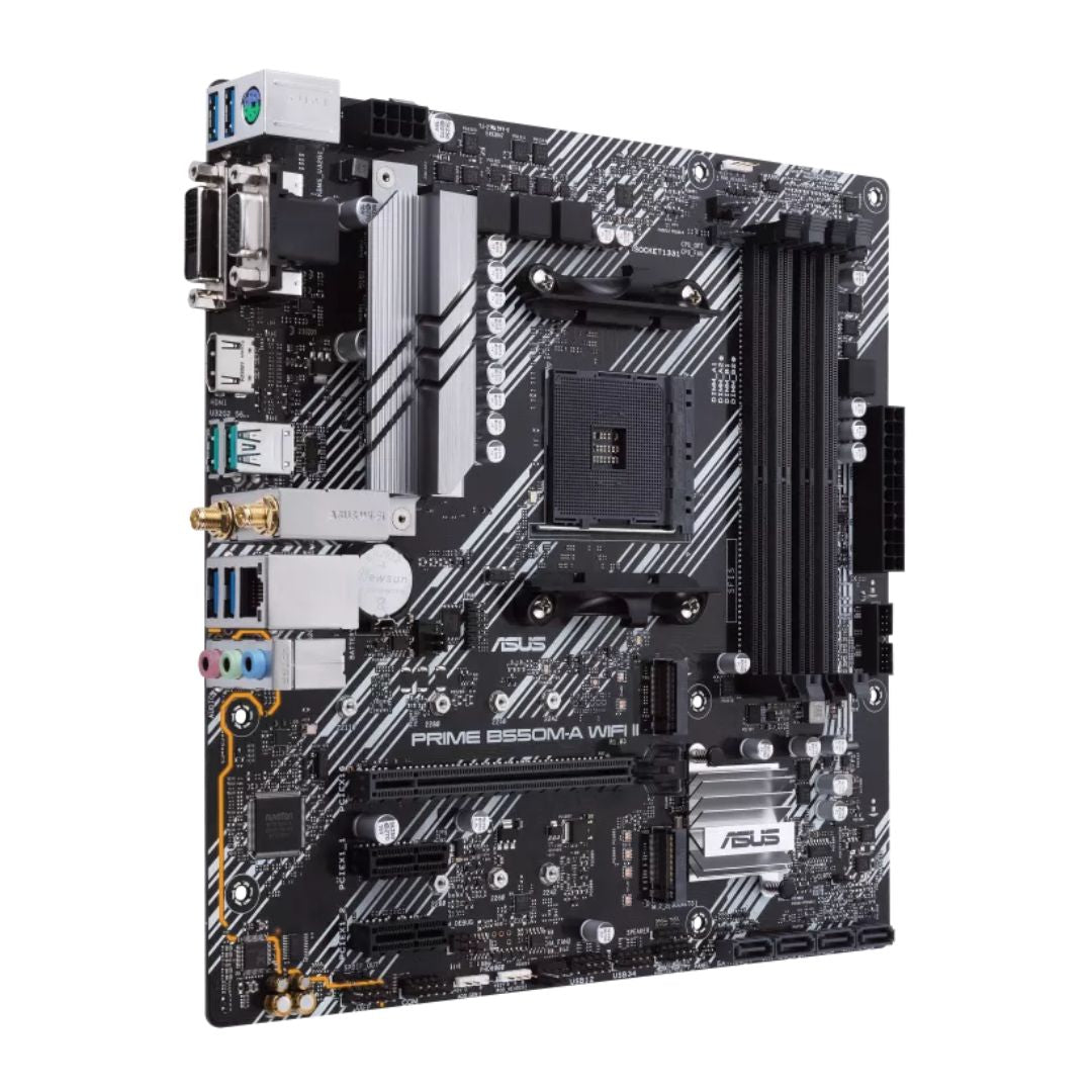 ASUS Prime B550M-A WiFi II AM4 mATX Desktop Motherboard