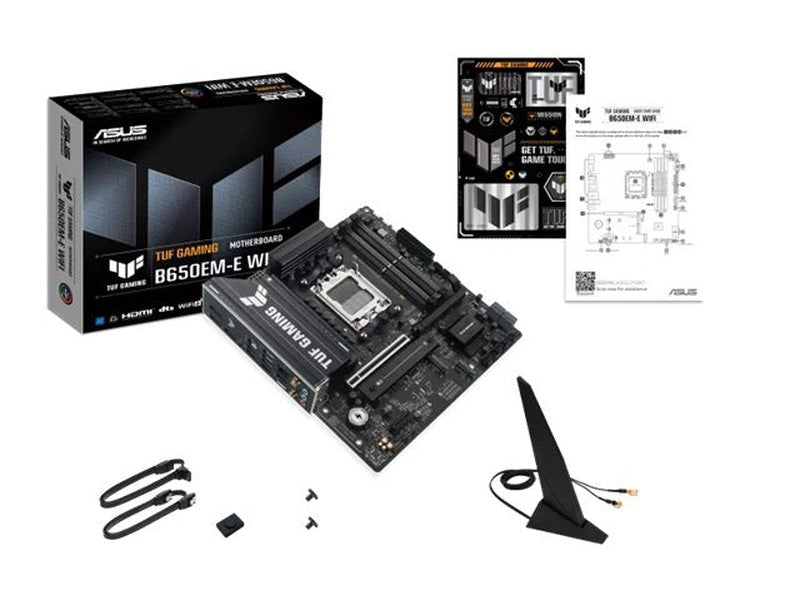 ASUS TUF GAMING B650EM-E WIFI AM5 DDR5 Micro-ATX Motherboard