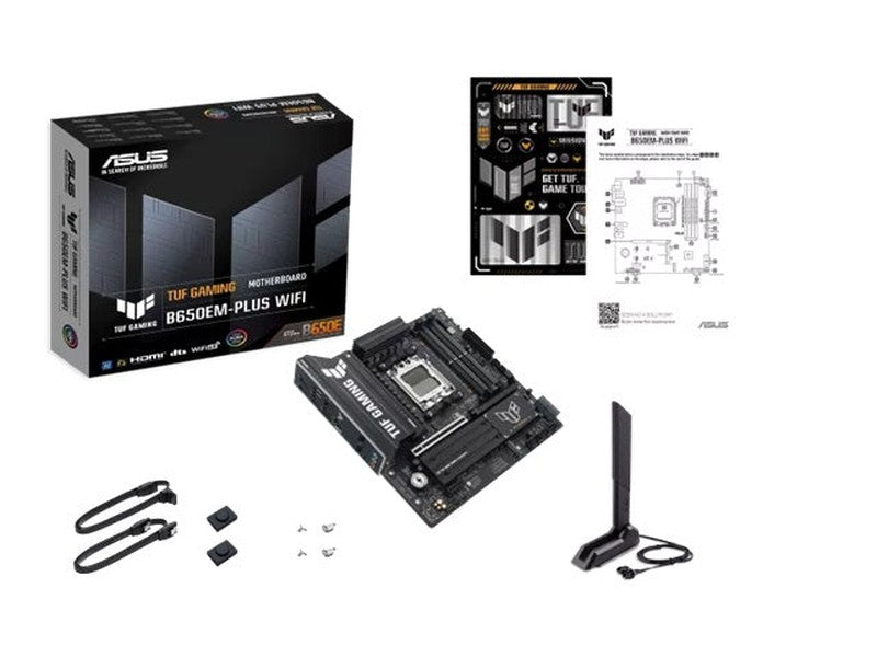 ASUS TUF GAMING B650EM-PLUS AM5 WIFI Micro-ATX Motherboard