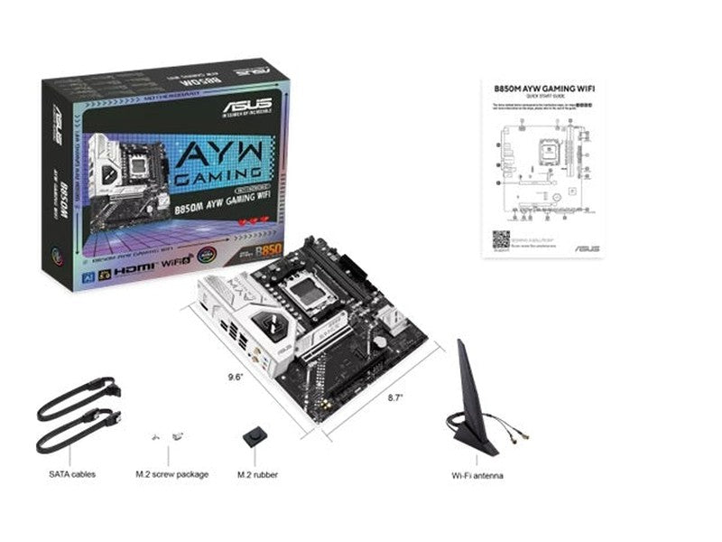 ASUS B850M AYW GAMING WIFI AM5 Micro-ATX Motherboard