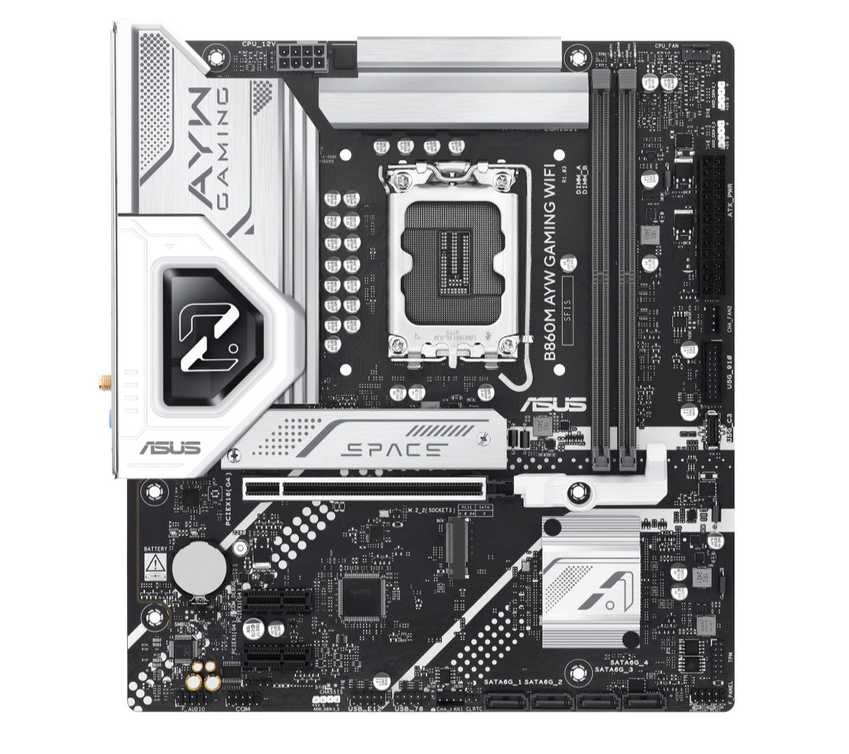 ASUS B860M AYW GAMING WIFI Micro-ATX Motherboard