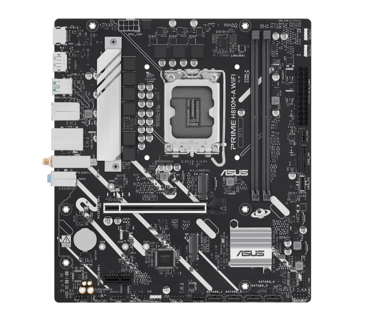 ASUS PRIME H810M-A WIFI-CSM Micro-ATX Motherboard