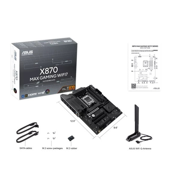 ASUS X870 MAX Gaming WiFi7 AM5 ATX Desktop Motherboard