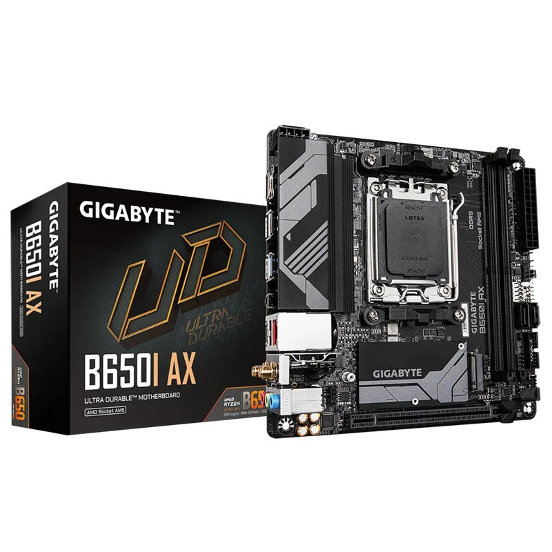 Gigabyte B650I AX 1.0 AM5 m-ITX Motherboard B650I AX