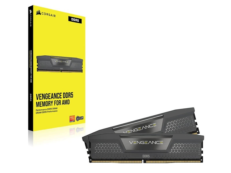 Corsair Vengeance 32GB 2x16GB DDR5 DRAM 6000MT/S CL30 AMD EXPO & Intel XMP Memory - Black