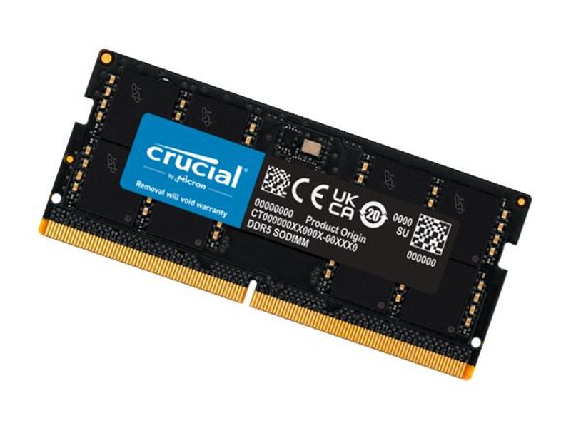 Crucial CT48G56C46S5 48GB 1x48GB 5600MHz SODIMM Laptop Memory