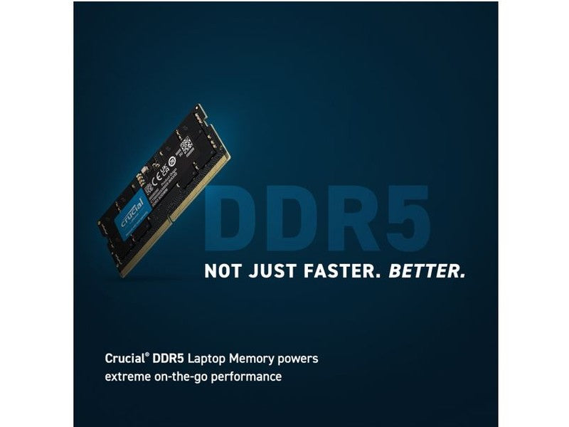 Crucial CT48G56C46S5 48GB 1x48GB 5600MHz SODIMM Laptop Memory