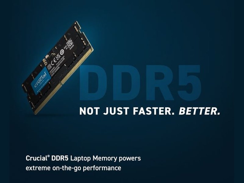 Crucial 64GB 2x32GB DDR5 SODIMM 4800MHz Notebook Laptop Memory
