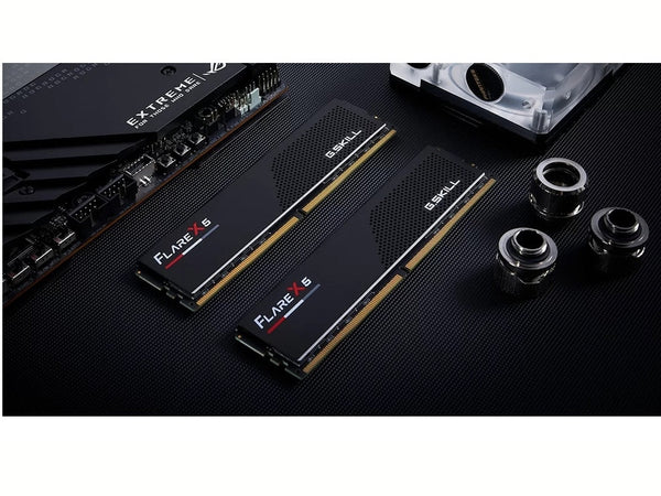 G.SKILL F5-6000J3238F16GX2-FX5 32GB 2 x 16GB / DDR5 6000 MT/s/ Timings 32-38-38-96/ Voltage 1.35V/ Flare X5