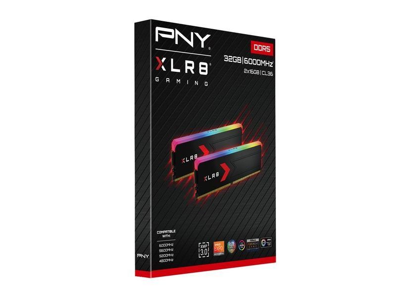 PNY MAKO RGB DDR5 6000 32GB 16Gx2 MD32GK2D5600030XRGB