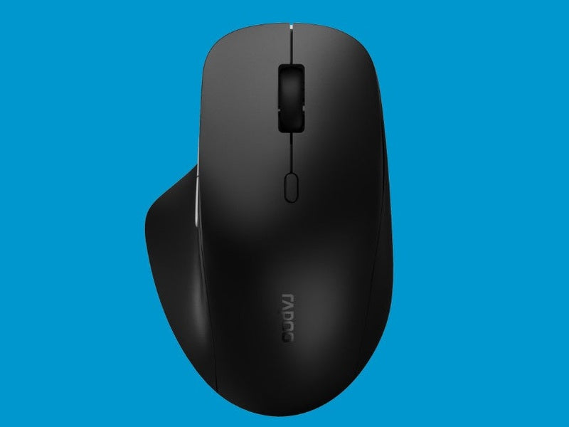 RAPOO M50 PLUS BLACK Wireless Optical Mouse -4-speed preset DPI -Wireless 2.4G transmission. Office and Business Choice