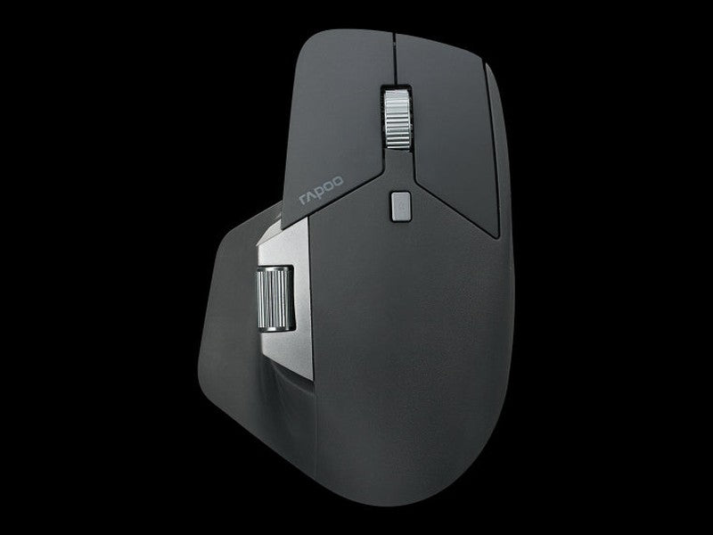 RAPOO MT760L BLACK Multi-mode Wireless Mouse -Switch between Bluetooth 5.0 and 2.4G -adjust DPI from 800 to 4000