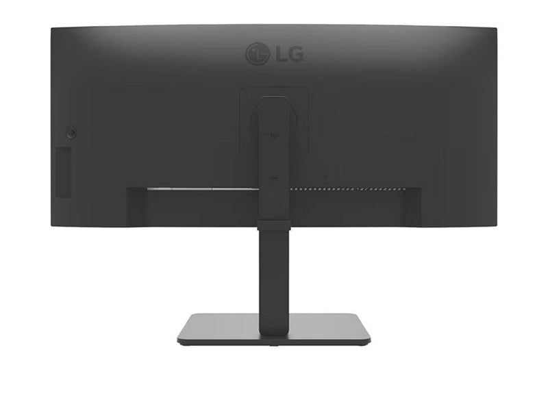 LG 34BA75QE-B 34" UWQHD IPS Curved Monitor with HDR10, sRGB 99%, USB-C PD 90W, RJ45, built-in speakers, and tilt/height/swivel adjustable stand