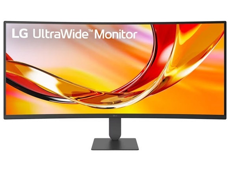 LG 34" UltraWide WQHD Curved 144Hz Monitor, 2x HDMI, DP, USB Type-C 65W 34U620B-B
