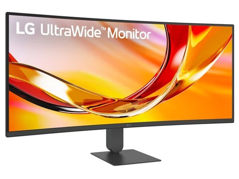 LG 34" UltraWide WQHD Curved 144Hz Monitor, 2x HDMI, DP, USB Type-C 65W 34U620B-B
