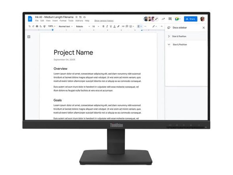 Lenovo ThinkVision S22-4e 21.5" FHD 100Hz Monitor 64CBKAR6AU