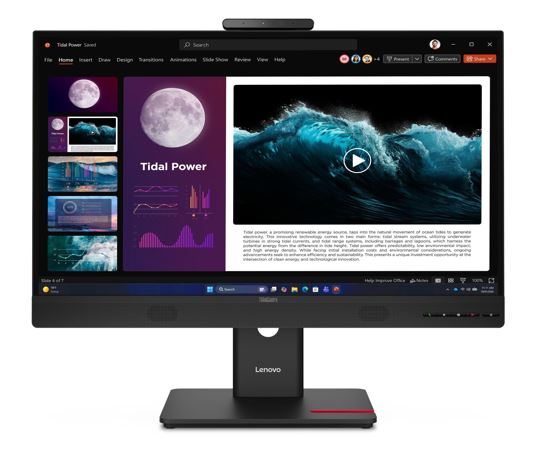 Lenovo ThinkCentre Tiny-in-One 27 Gen 6 27" QHD Monitor 13LCGAR6AU
