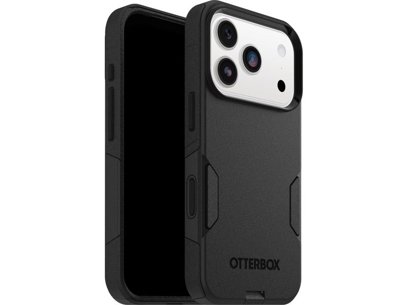 OtterBox Commuter Apple iPhone 17 Pro 6.3' Case Black - 77-98323 , DROP+ 3X Military Standard, Pocket Friendly, Hassle-Free, 7 Years Warranty