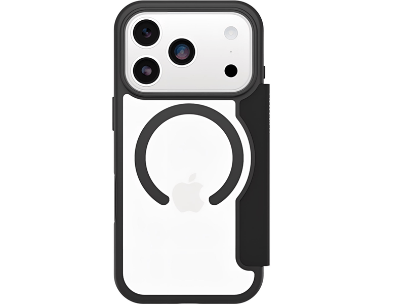 OtterBox React Folio MagSafe Apple iPhone 18 Pro / iPhone 17 Pro 6.3" Case Black Crystal Clear/Black - 77-98588 , 7 Years Warranty