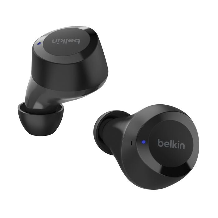 Belkin SoundForm Bolt 2 Wireless Earbuds - Black (AUC009fqBKV2), 28hrs Battery, 6mm Drivers, BT 5.3 Multipoint, IPX4-Rated, 2YR