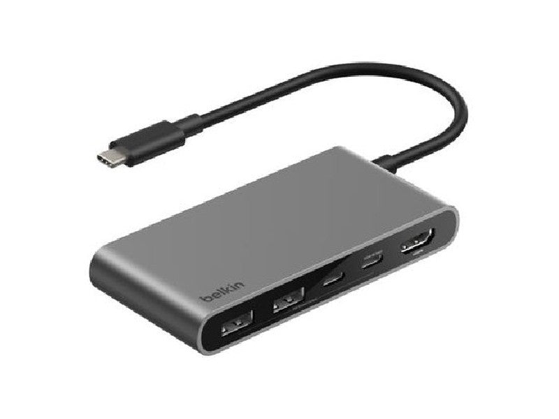 Belkin Connect 5-Port USB-C Hub With Dual USB-C Ports - AVC022fqSGY , 100W PD, 5Gbps, 1x 4K HDMI, 2x USB-A, 2x USB-C, 2YR