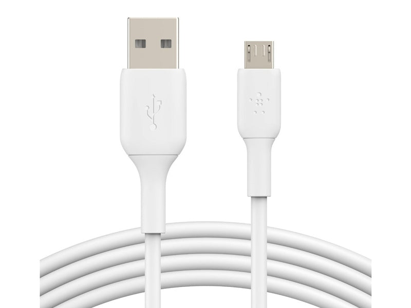 Belkin BoostCharge Micro-USB to USB-A Cable 1M - White CAB005bt1MWH , 25K+ Bends, USB-IF Certified, 2YR